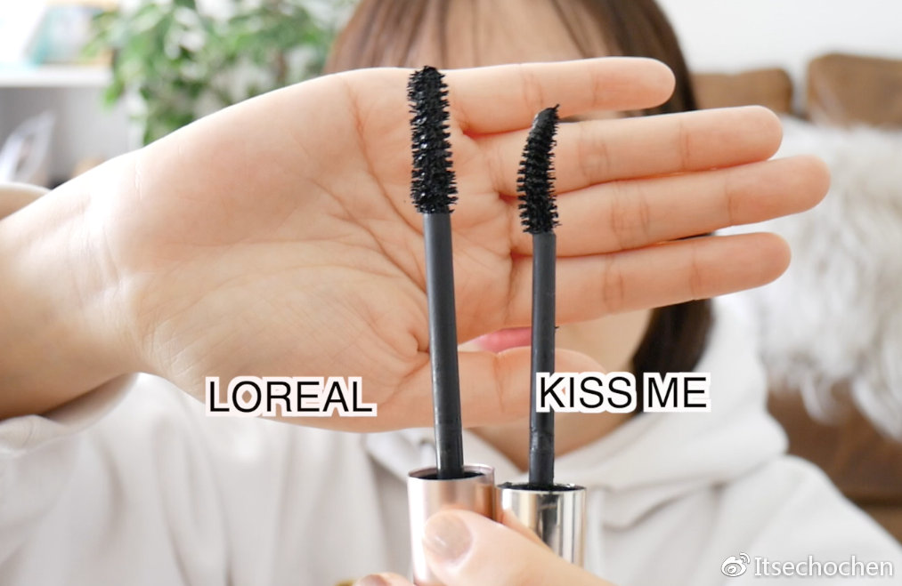 北美爆火睫毛膏 欧莱雅vs经典kissme 对比测评