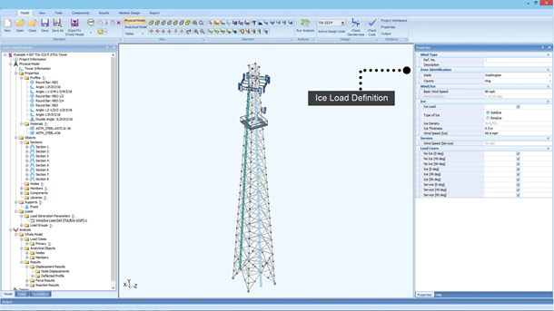 STAAD(X).Tower通信塔设计软件