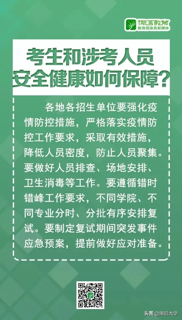 来了！2020年研考国家线和复试安排公布