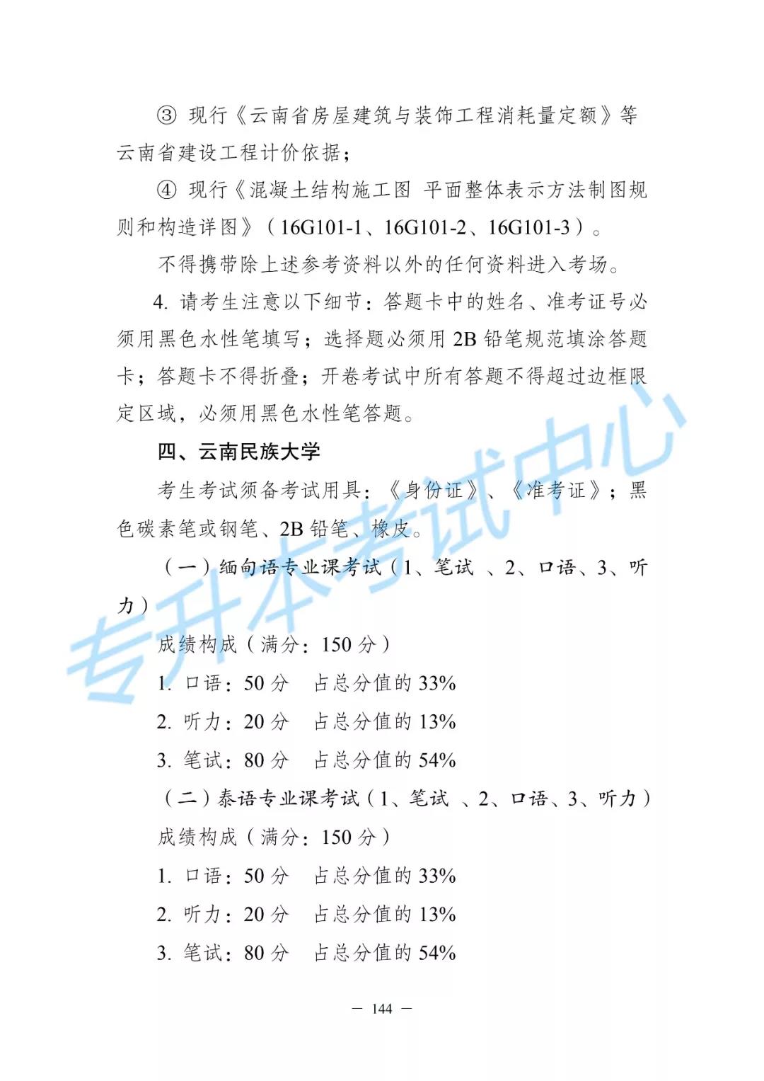 「注意」2019云南专升本专业课报名、考试时间汇总