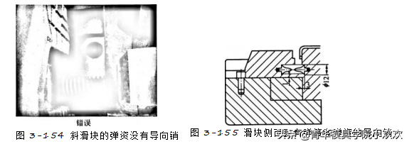 滑块合模时定位基准选择要正确