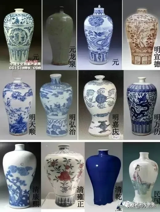 中国历代梅瓶是怎样演变的，一篇文涨知识！