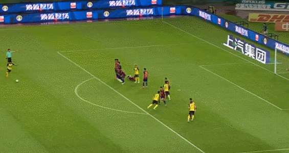 中超-广州队5-0青岛队（中超-广州6-0青岛夺取2连胜 高拉特梅开二度艾克森传射洛国富破门）