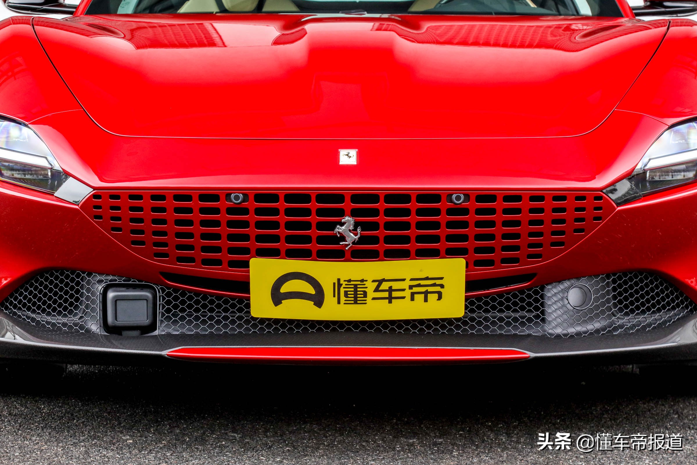 新车｜238万起售的法拉利GT跑车，静态实拍法拉利Roma