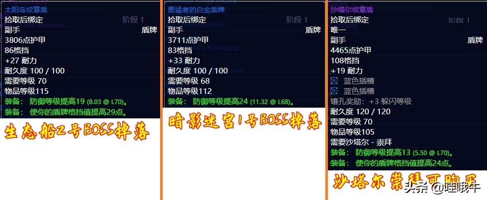 魔兽世界TBC：防战装备速成之不完全攻略