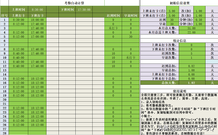 2020全自动核算工资表，个税计算，可调税率，一键打印工资条