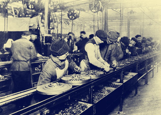 美国的情况特别严重,工人每天工作时间普遍在14小时——16小时之间,更