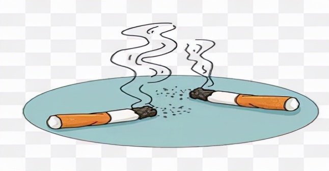 1根烟头引发的火灾因一个烟头引发的火灾