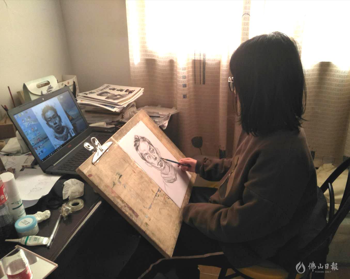 佛山中职学校启动线上教学 第一课向医护人员致敬