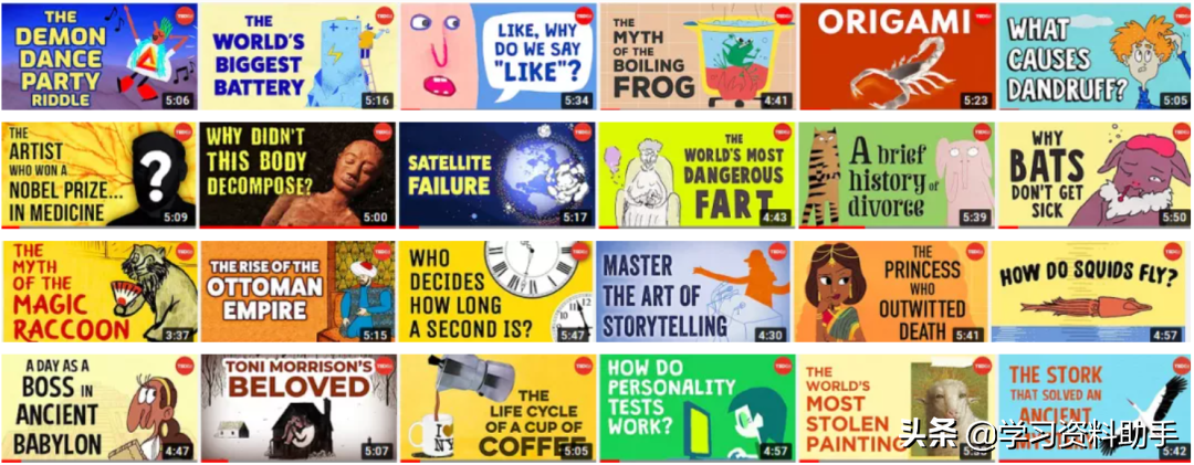 2000多集TED-Ed英文动画短片，让孩子各种知识和能力全面飙升
