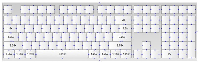 键盘键帽布局键盘键帽爱心布局