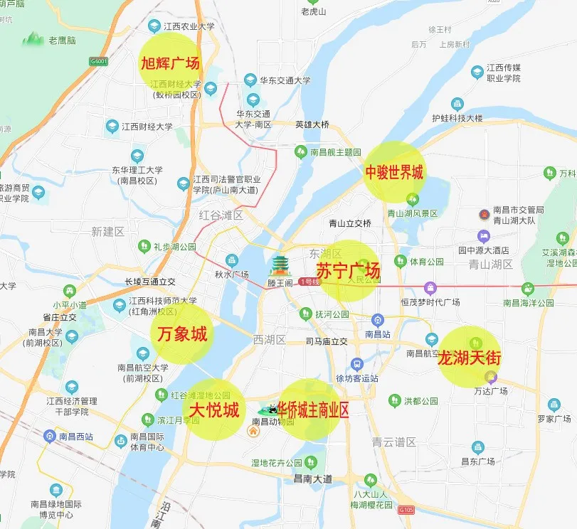 南昌3大商圈将诞生！旭辉广场封顶、龙湖立面装修、苏宁主体施工
