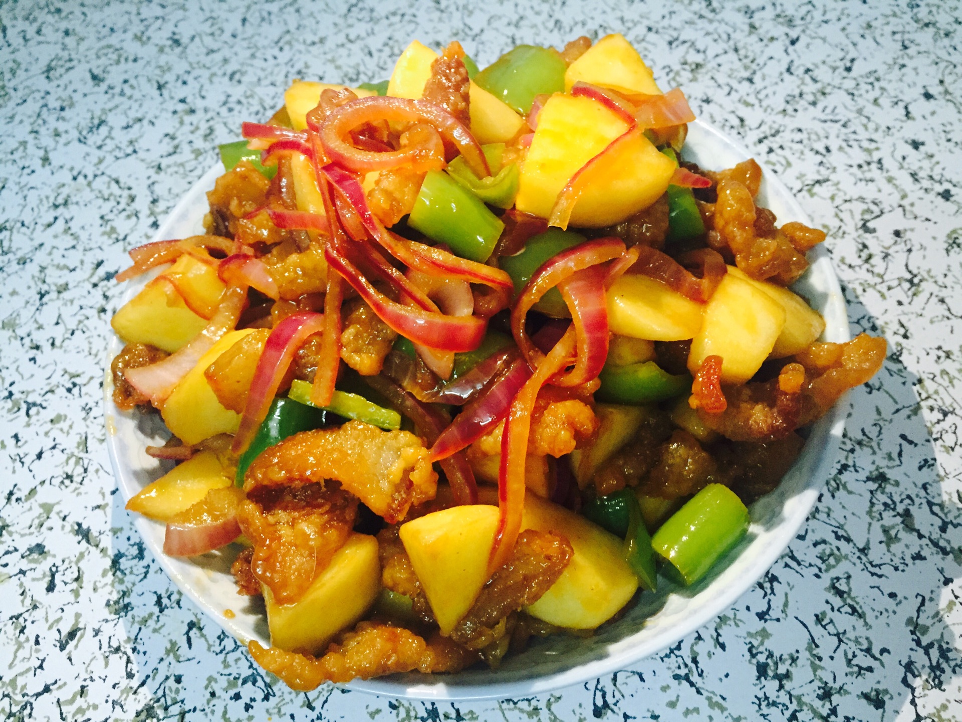 图片[5]-【苹果炒肉】做法步骤图 解馋过瘾超好吃 再不用担心孩子挑食-起舞食谱网