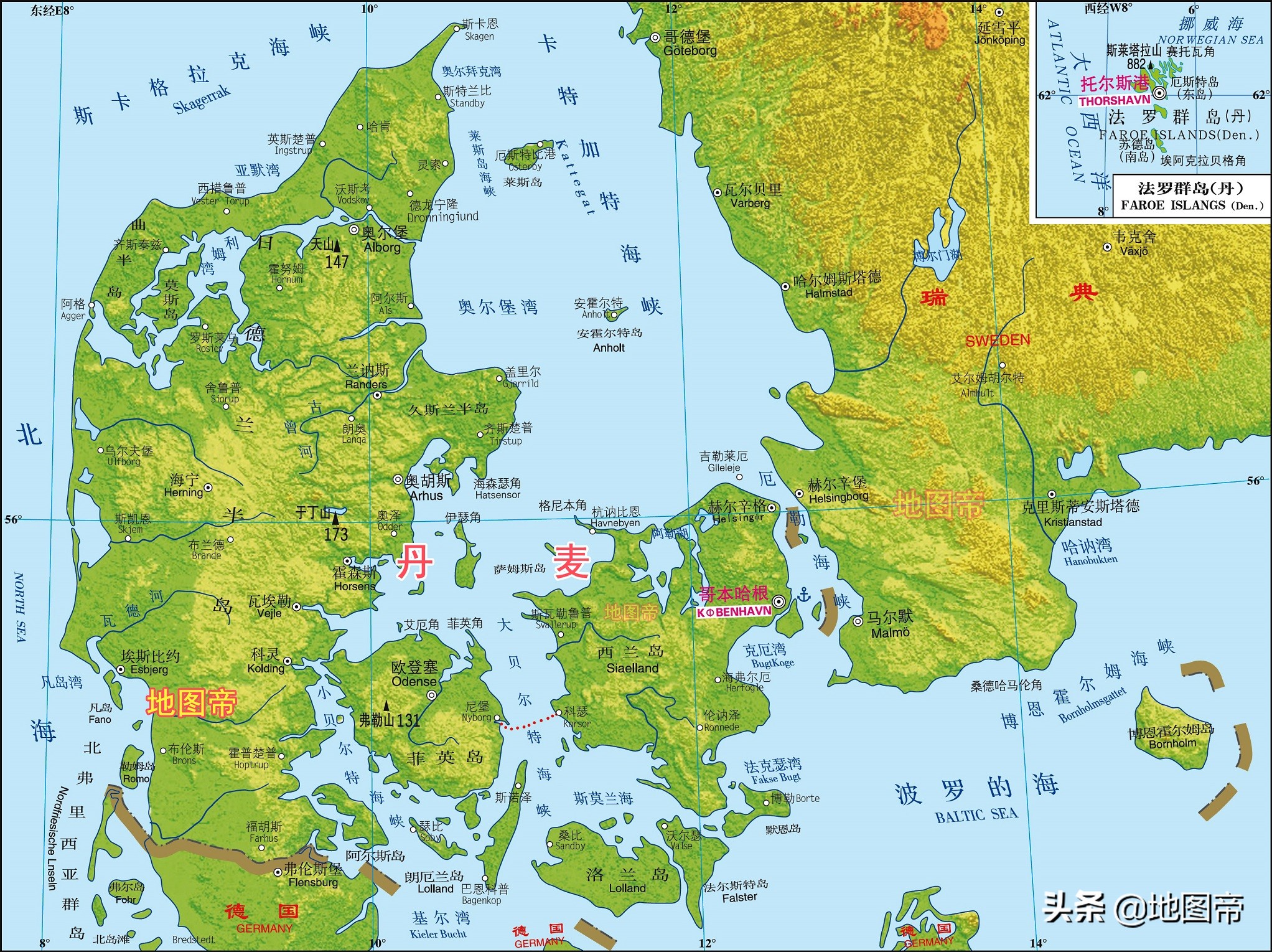 丹麦面积和人口(丹麦面积和人口,人均收入) - 耀客网