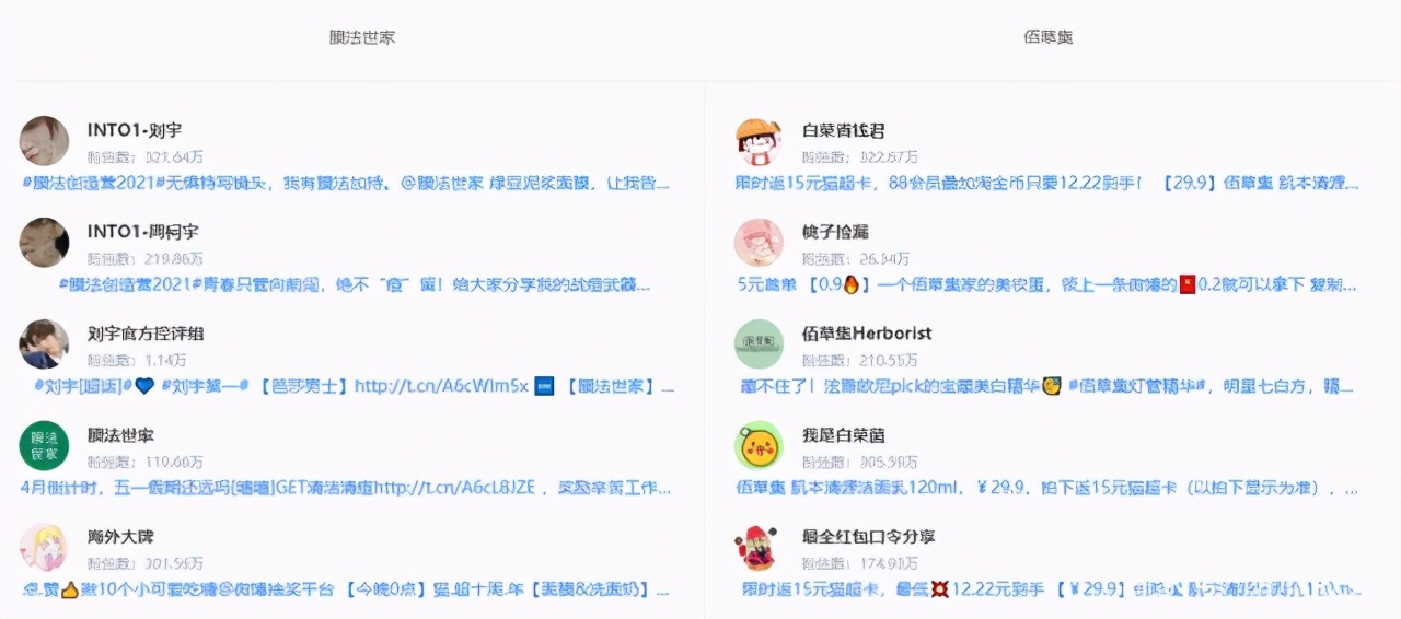 品牌对比 | 佰草集 VS 膜法世家