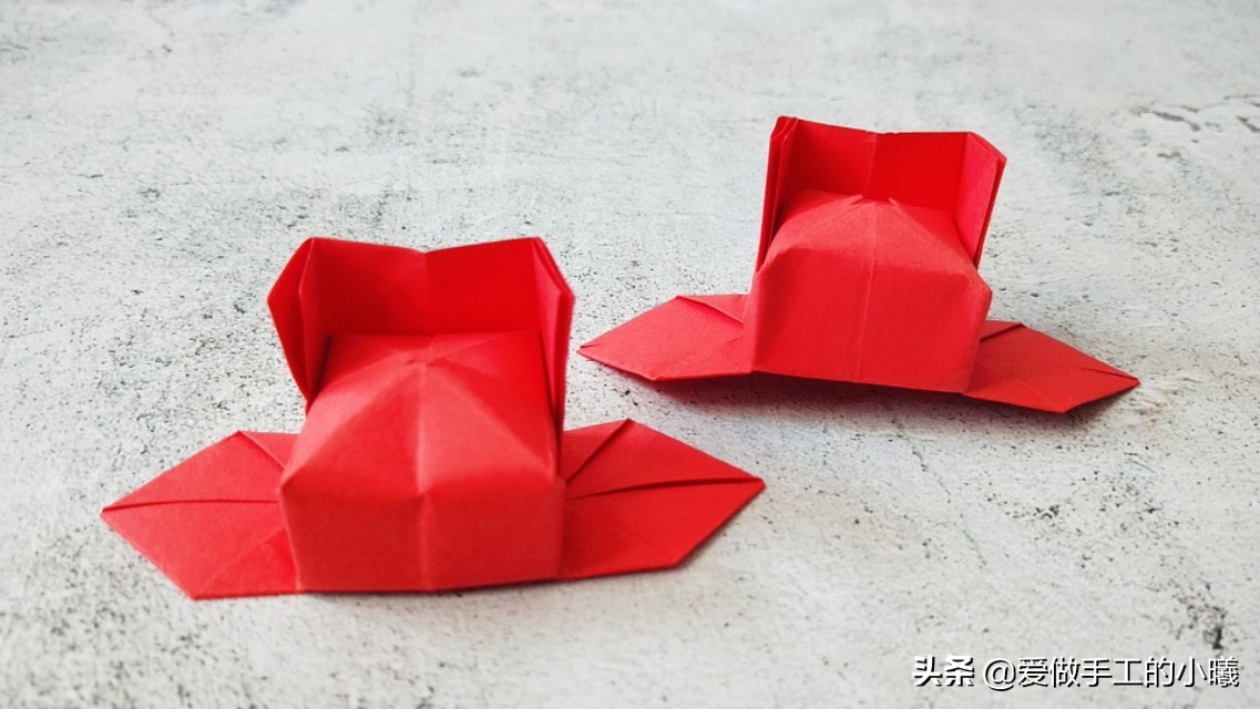 折纸教程:折个简单易学的状元帽,愿大家取得理想成绩