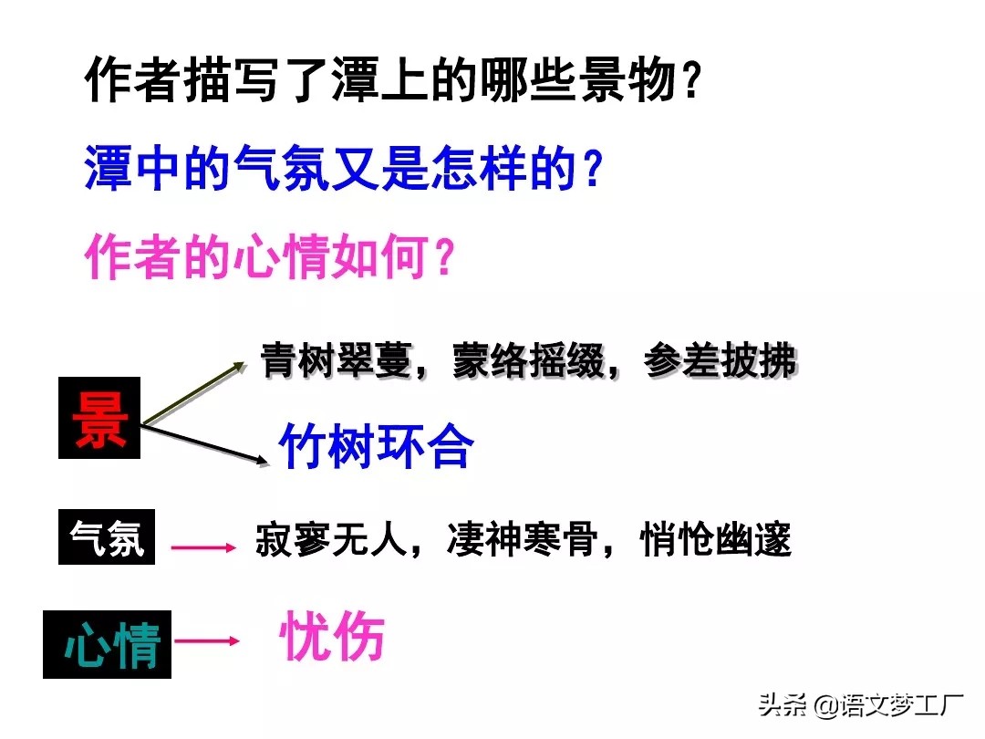 初中语文读讲练：八下三单元《小石潭记》