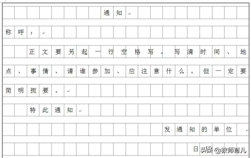 写通知、日记、信件、读后感等格式及技巧，孩子写作不会弄错了