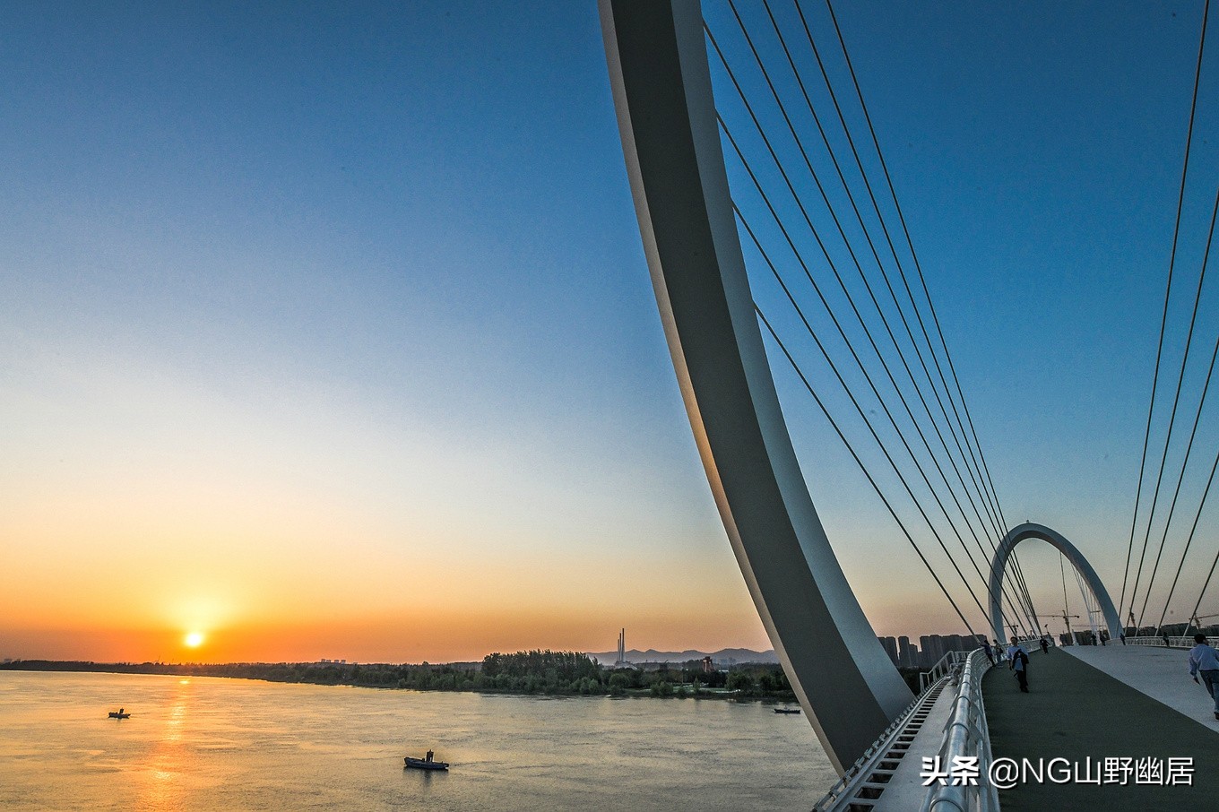 南京青奥森林公园简介(南京眼步行桥:颇具艺术范的跨江大桥,赏长江