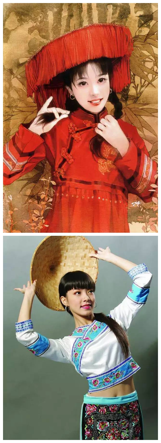 中国56个民族传统服饰大全