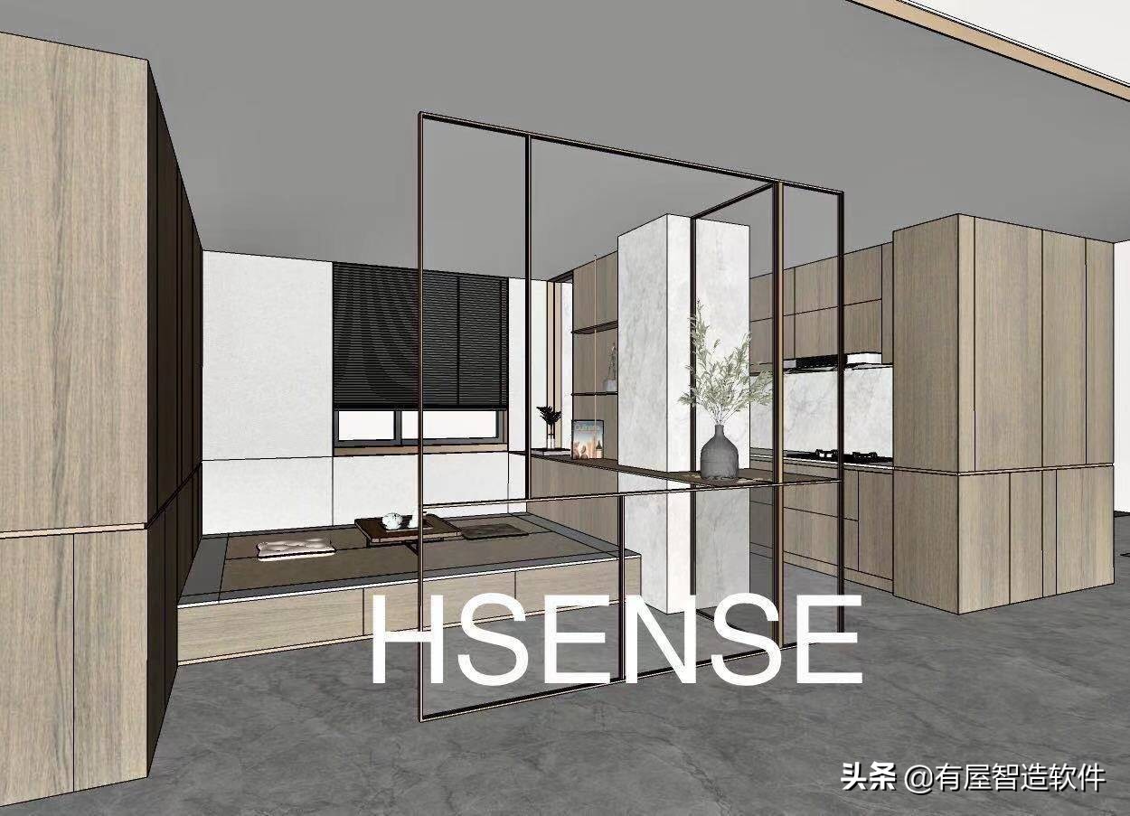 sketchup草图大师设计全屋定制家具意义？谈单拆单生产一起做了？