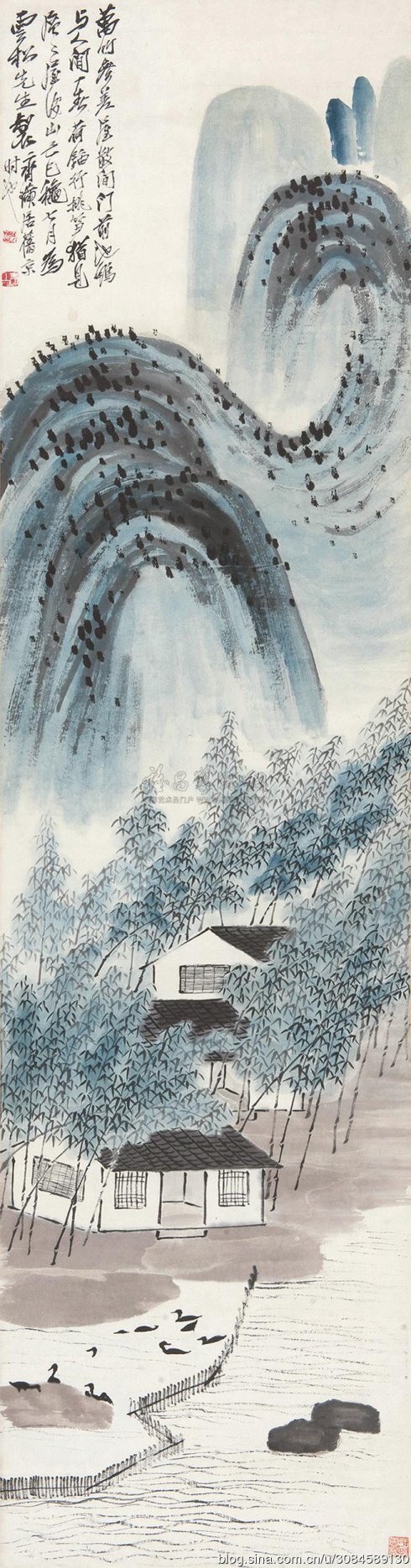 中国100名最著名画家系列-大写意国画齐白石