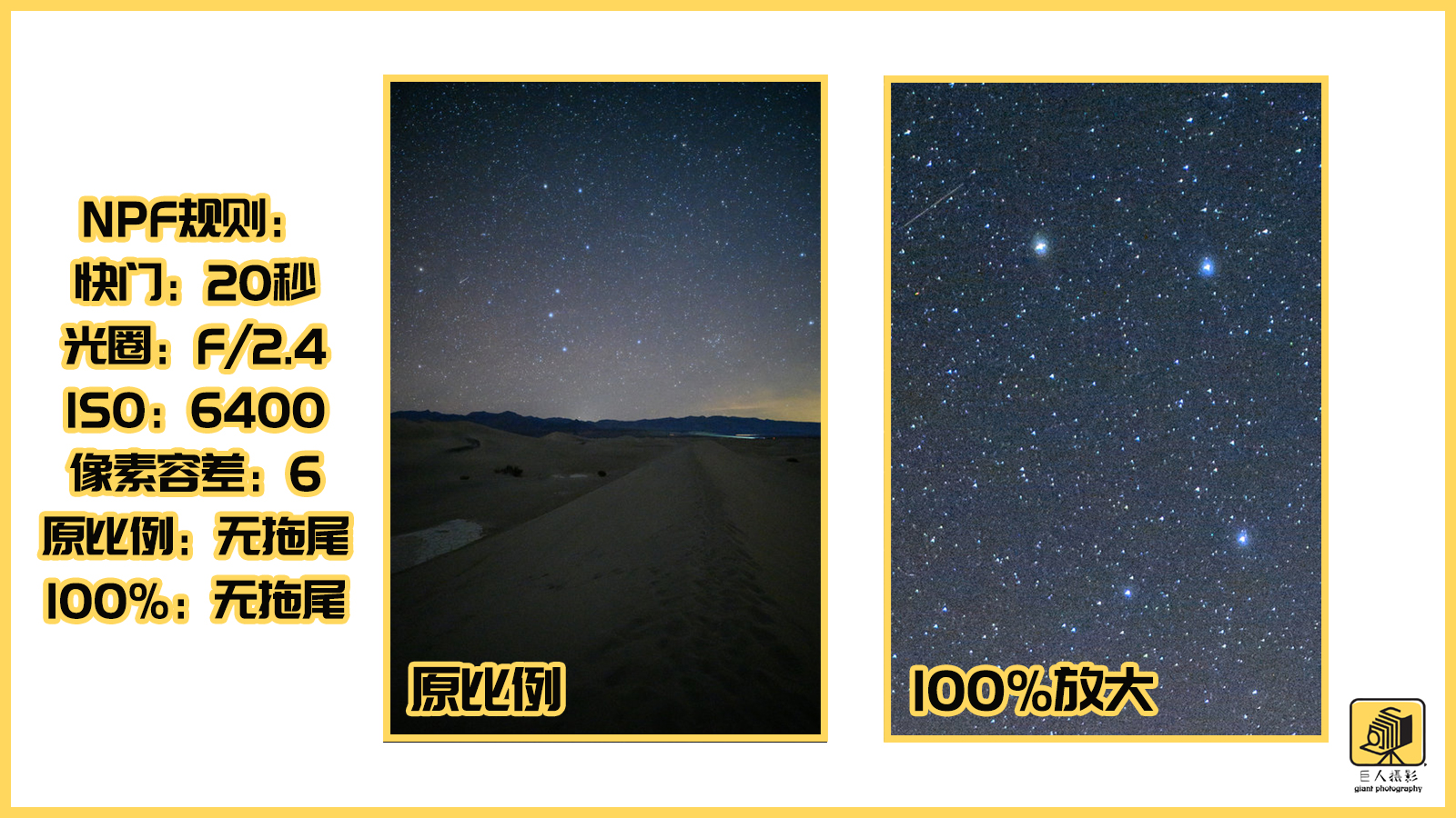NPF规则：拍摄星空仅需一条公式，即可高精度测量最长曝光时间