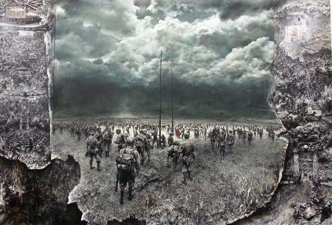 在当时还有很多士兵,他们已经没有办法救治了,远征军