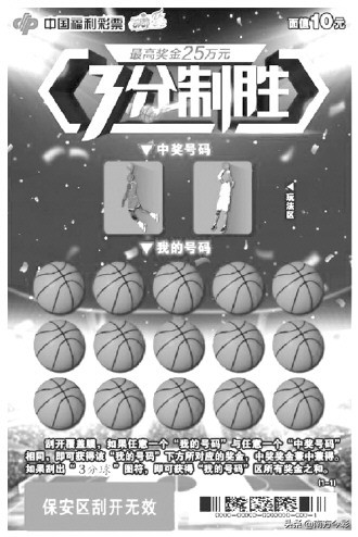 刮刮乐视频世界杯(面值10元头奖25万元
刮刮乐新票“3分制胜”入粤)