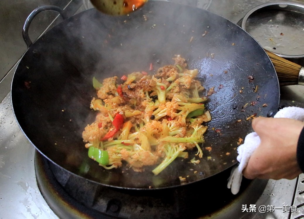 干锅菜花的做法,干锅菜花的做法窍门