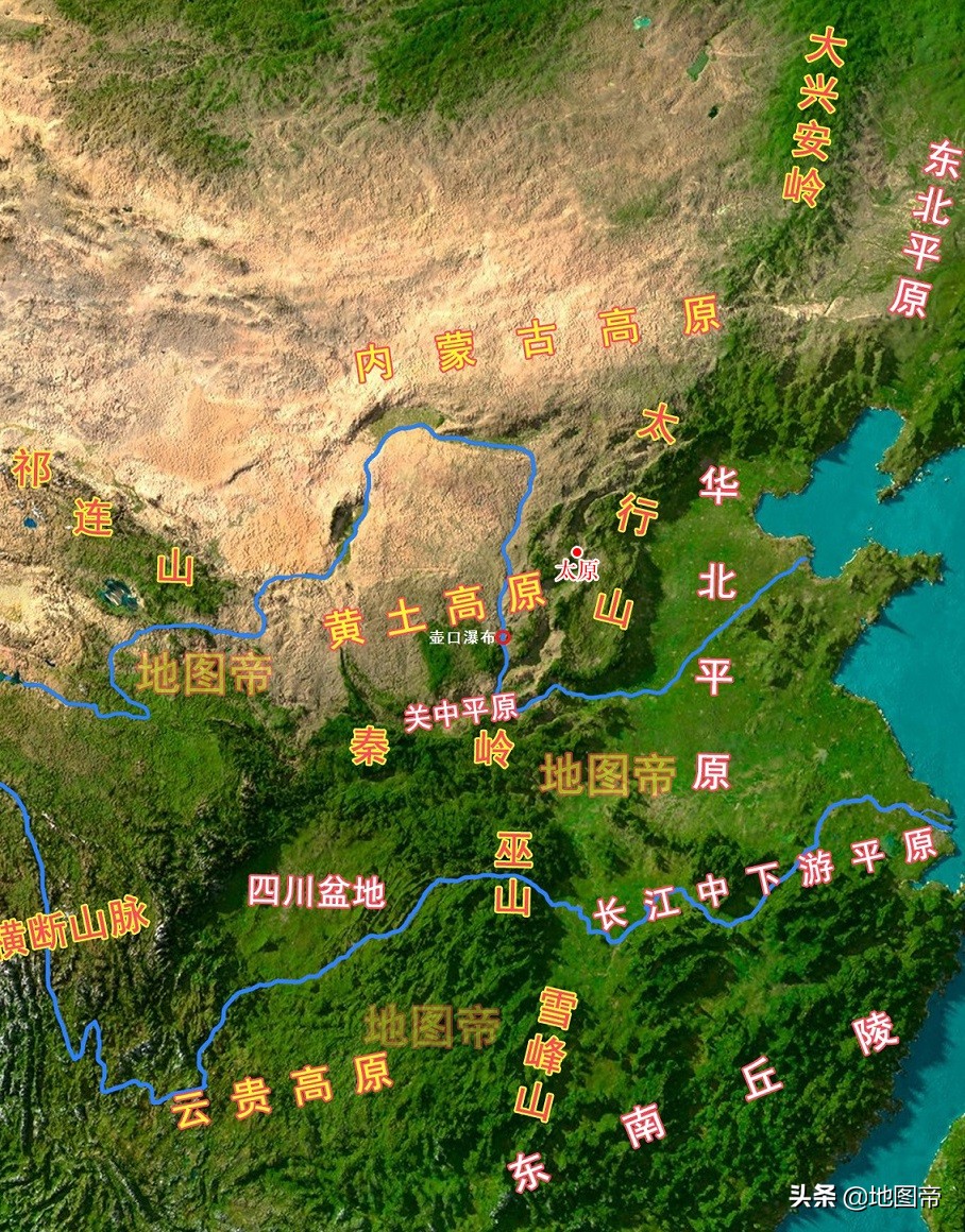 壶口瀑布在哪个省(陕西、山西共有的壶口瀑布，为何会移动？)