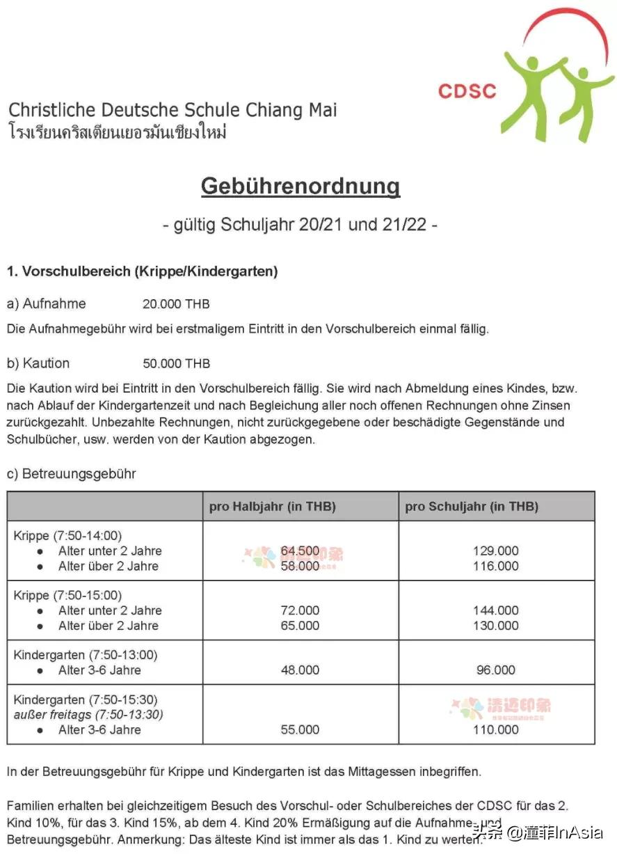 清迈32所国际学校、双语学校、私立学校、幼儿园2021年度大全