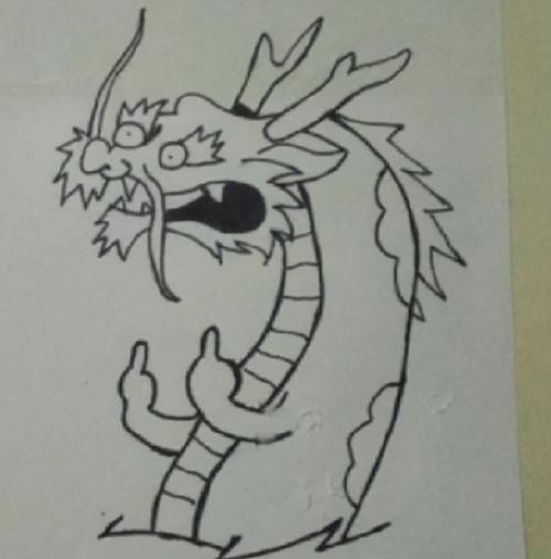 当美术生累了时，画风开始逐渐一发不可收拾，网友看后笑出鹅叫