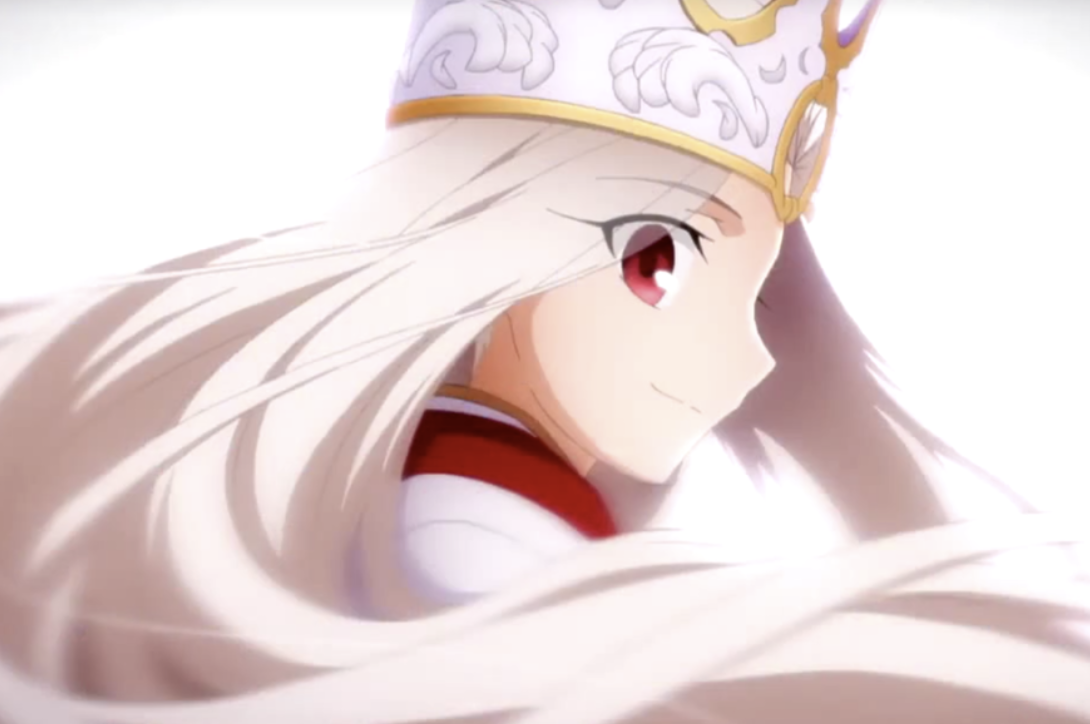 后期决战被金闪闪虐杀掏心,作为小圣杯而诞生的伊莉雅难逃一劫,也没有