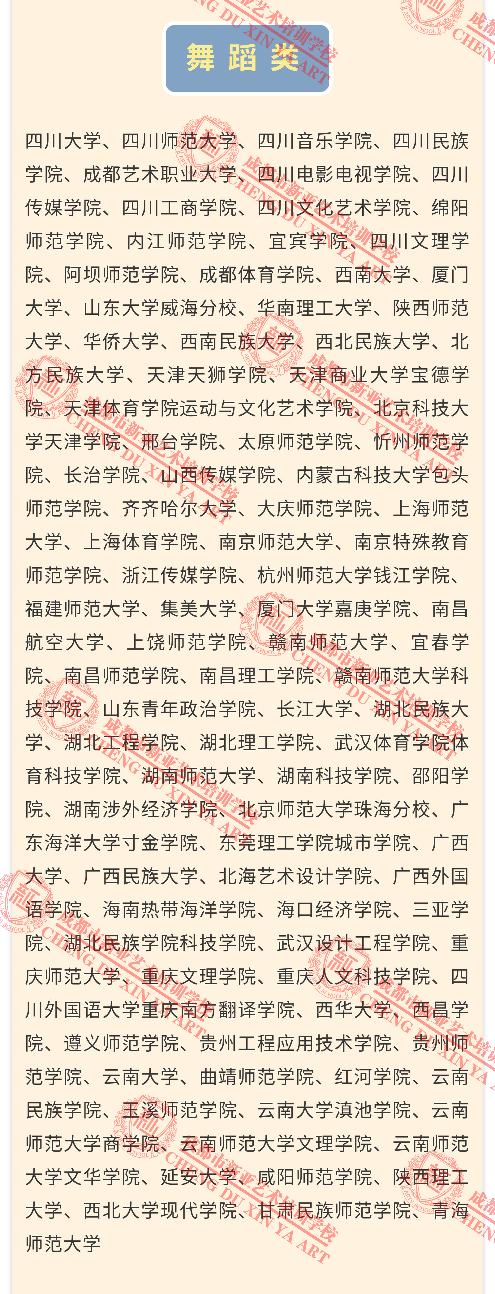 2019年承认四川省联考成绩院校名单