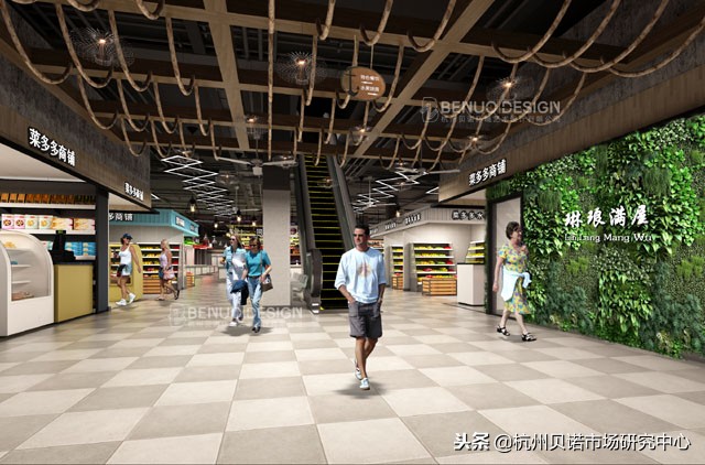 农贸市场设计案例｜百色菜多多生鲜街市的完美新升级