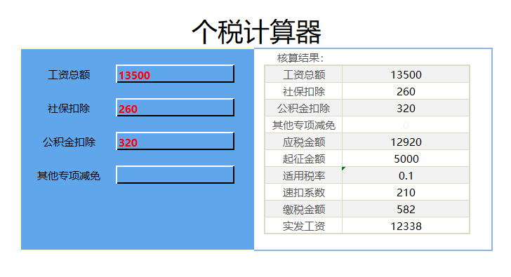 2021最便捷工资表，税率自动计算，自动生成工资条，亲测好用