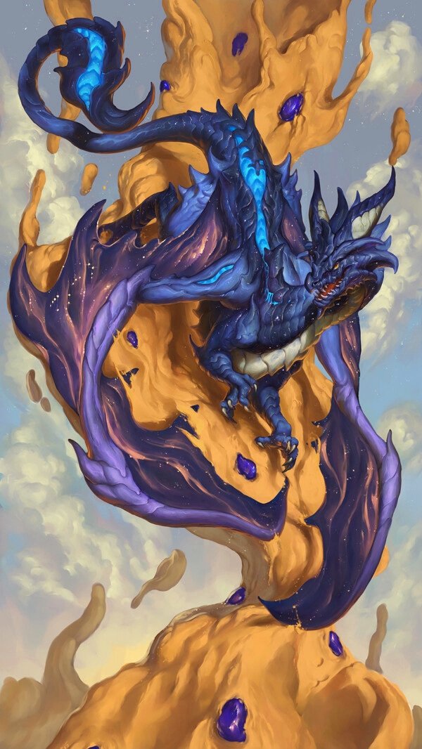 十二星座变成龙的话，手机壁纸换起来