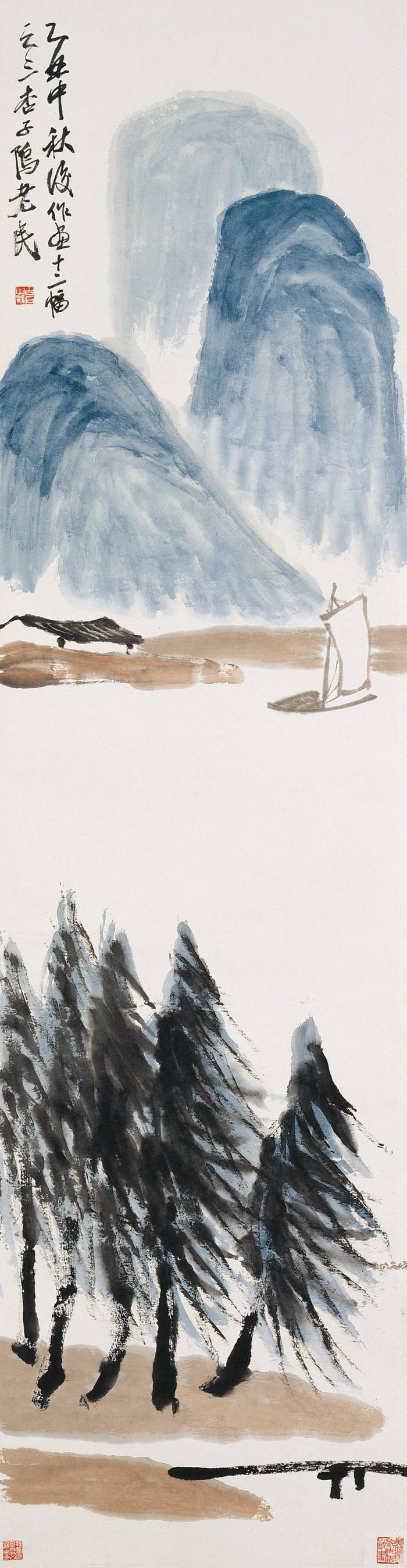 中国100名最著名画家系列-大写意国画齐白石