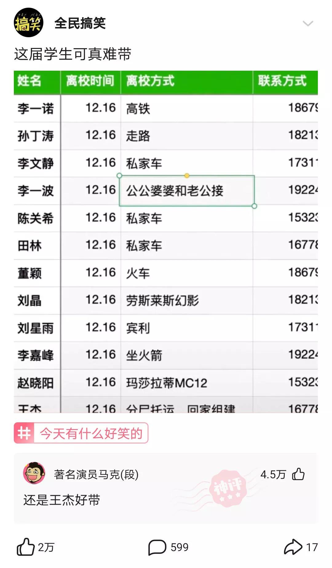 “男生最常用的给自己找台阶下的语录”评论也太好笑了，哈哈哈哈