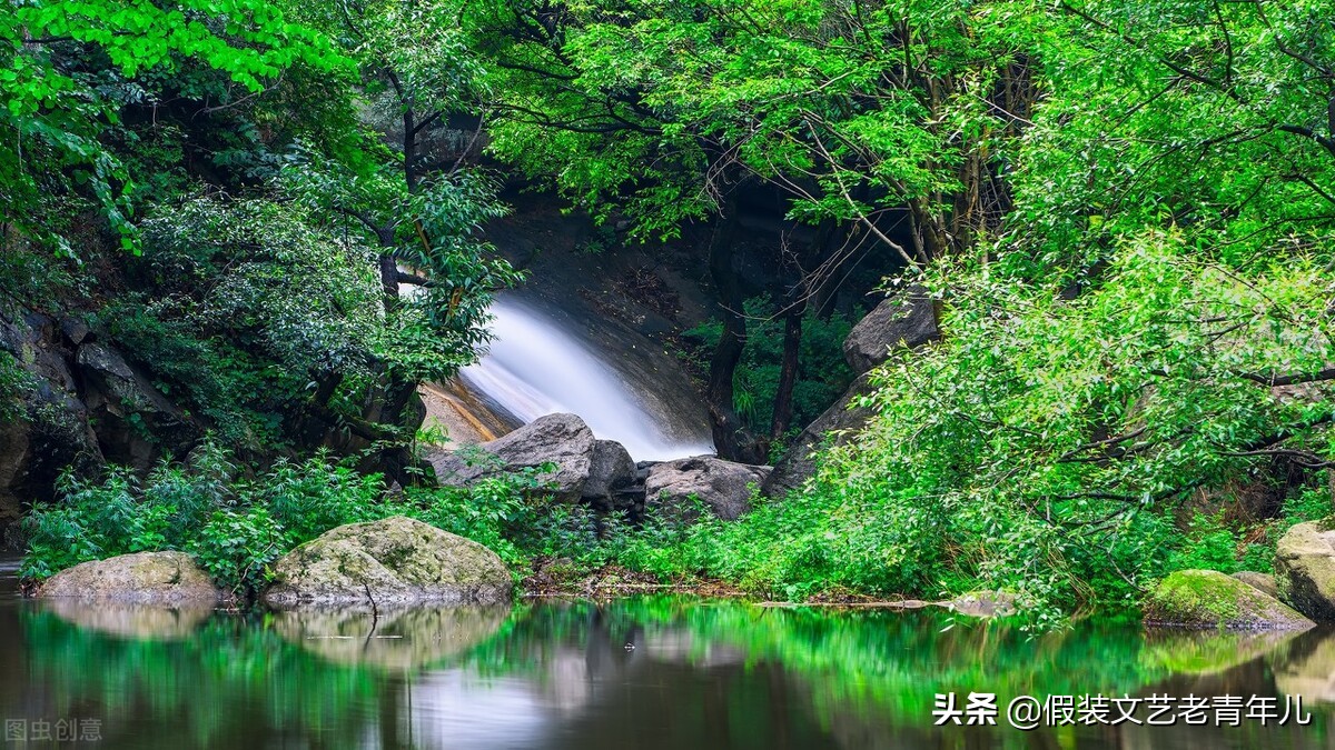 院子里的小泉眼：泉水叮咚，冬夏不断。是我一生中，最美的遇见