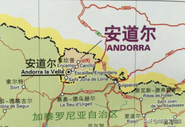 安道尔是哪里(安道尔到底在哪里，为何2000万中国人微信地址都是“安道尔”？)