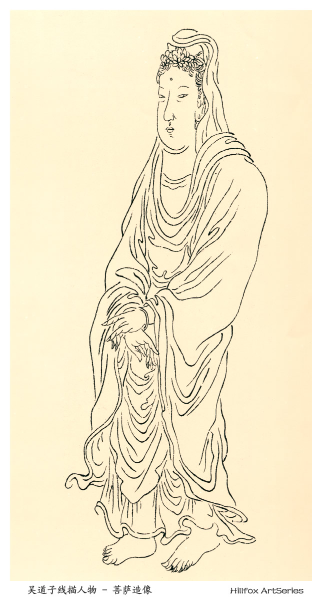 吴道子线描高清图片吴道子主要画什么