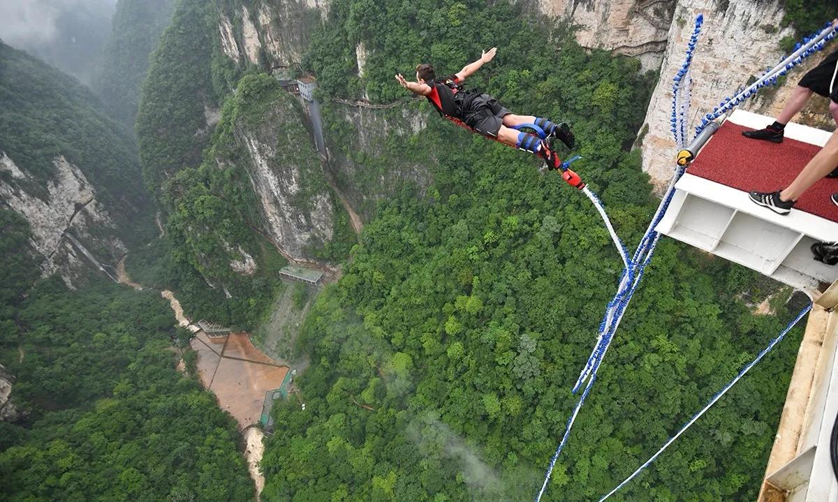 盘点国内五大超刺激的蹦极,胆小勿入!