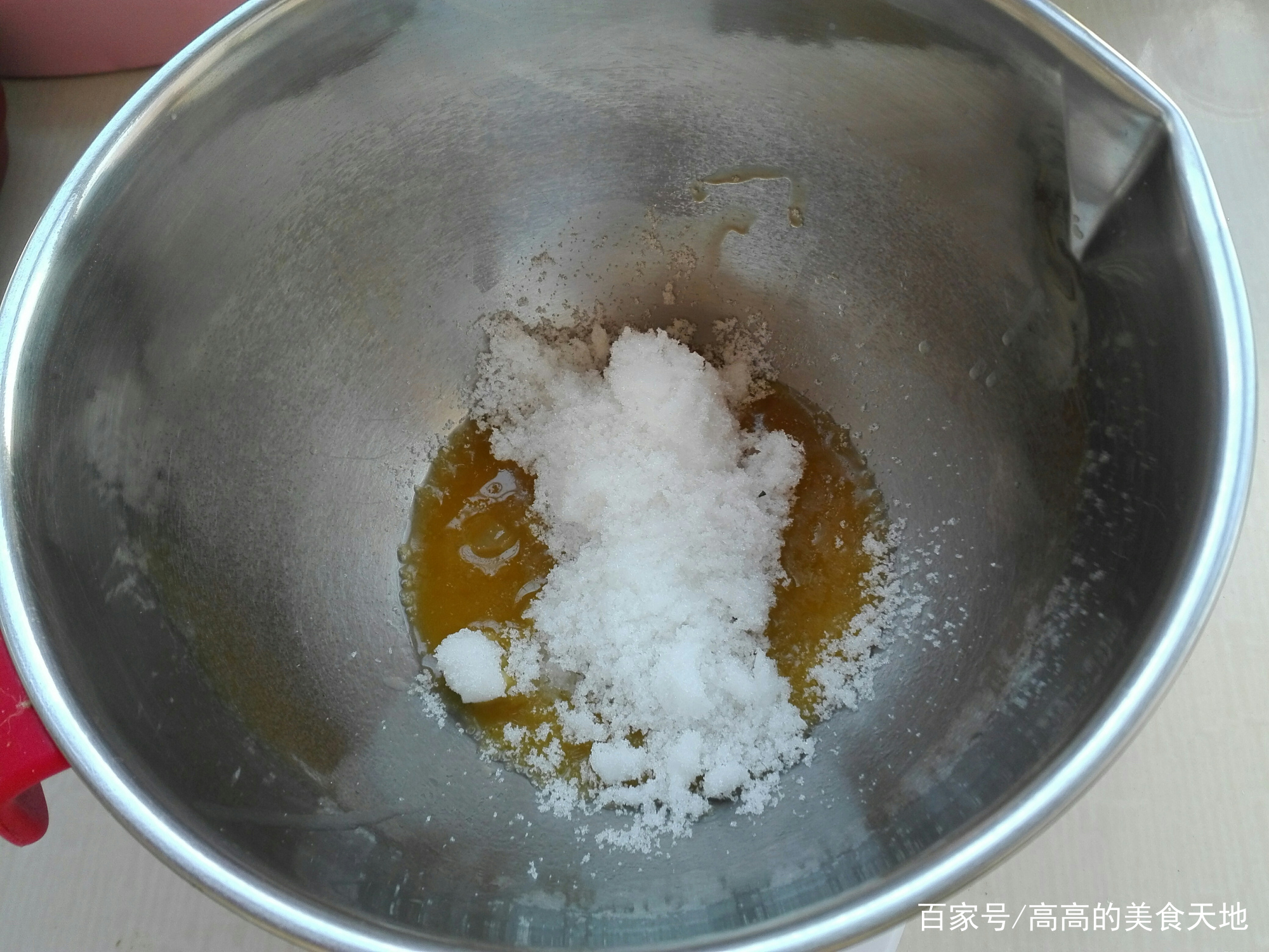 图片[6]-【可见鸡蛋的蛋糕】做法步骤图 营养丰富 孩子三天两头点名要-起舞食谱网