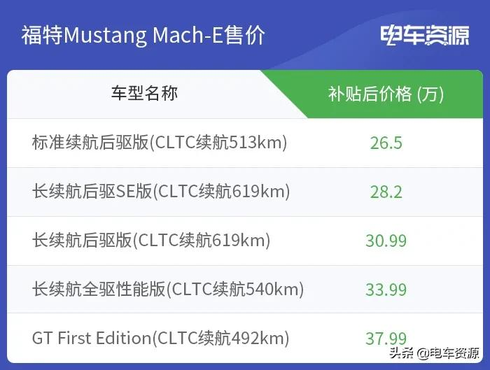 「电马」来袭！Model Y慌了吗？试驾福特Mustang Mach-E