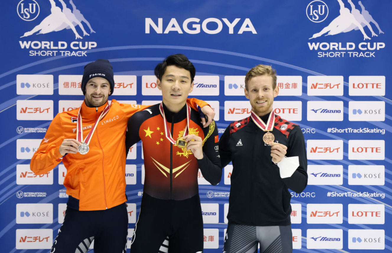 国外女子短道速滑世界杯(短道世界杯综合排名，中国仅一项第一，女子两项奥运满额有危险)