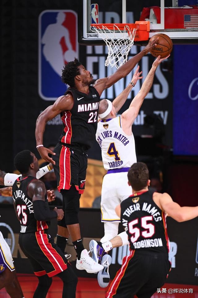 nba录像湖人vs热火(总决赛第三场,巴特勒40 11 13,热火115-104湖人)