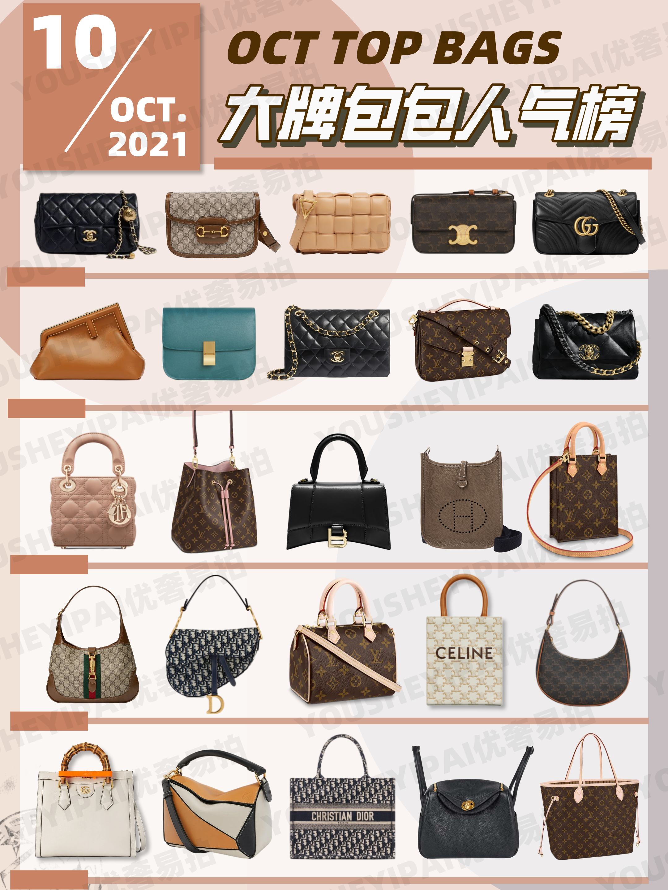 包包的奢侈品，奢侈品包包品牌排行榜前十名