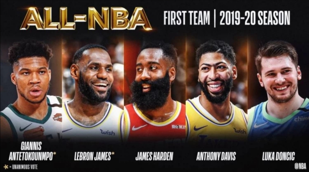 nba一阵都有哪些球员(NBA速递：联盟一阵出炉，詹姆斯创造历史，老里弗斯继续留快船)